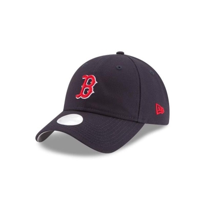 Boston Red Sox Gorra | New Era MLB Waxed Canvas 9twenty Adjustable Cap Mexico - Azules